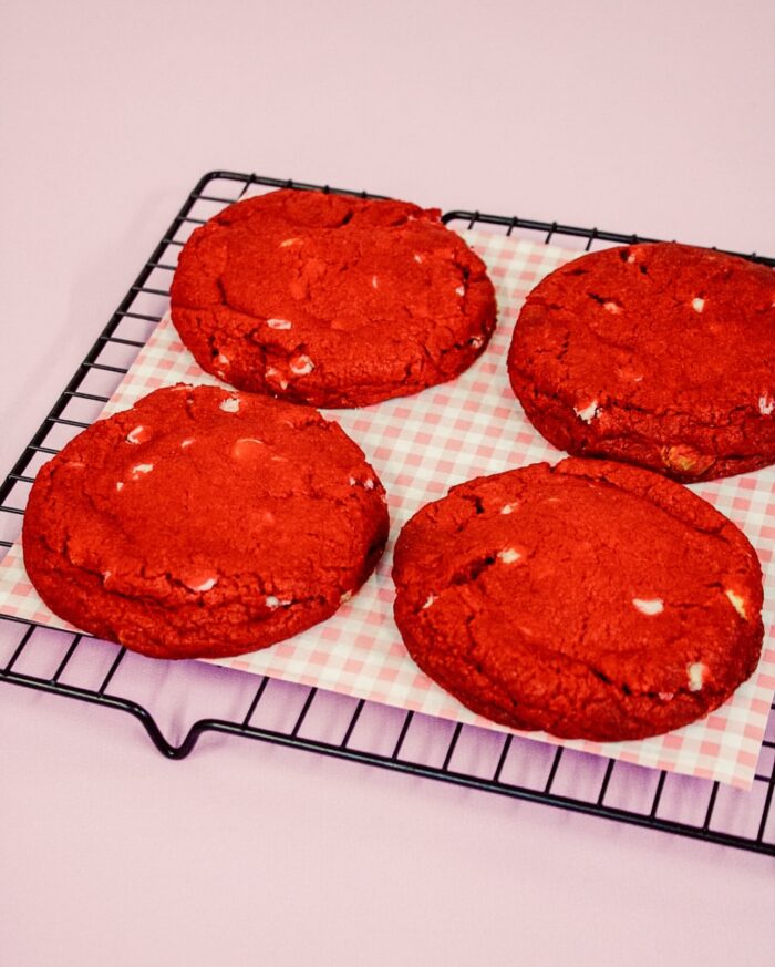 NY style Red Velvet  Cookies (4)