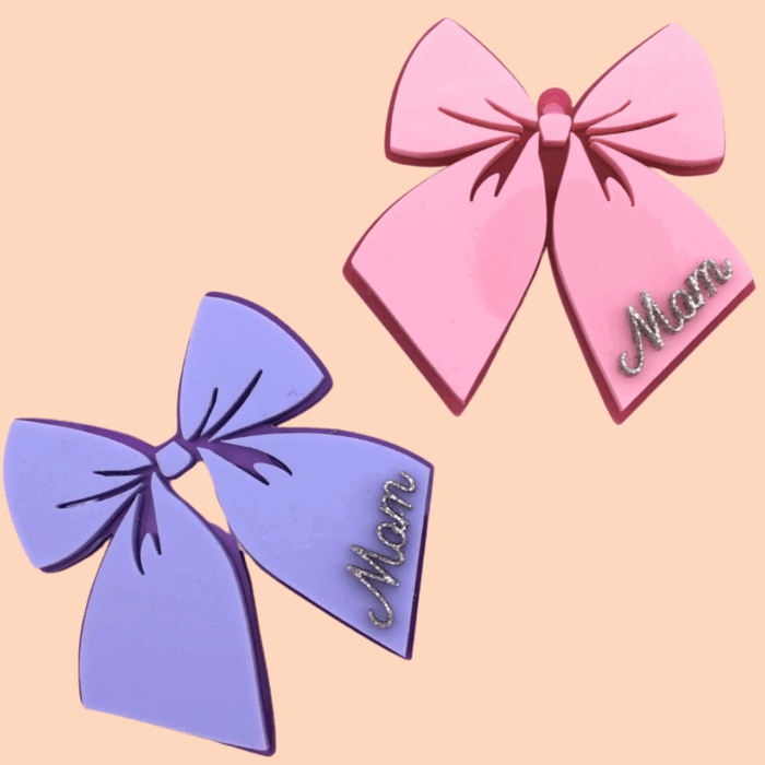 Pretty Bow Cake Charm
