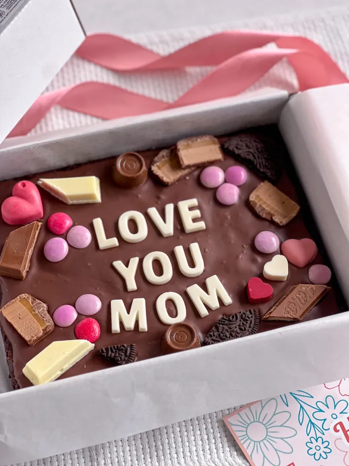Mothers day Brownie Slab