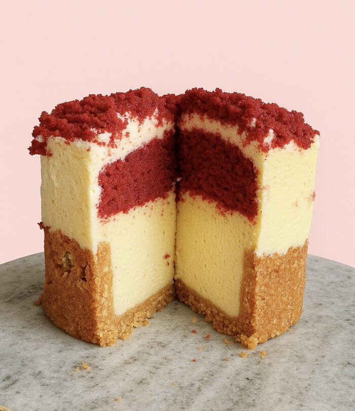 Red Velvet Cheesecake Bento