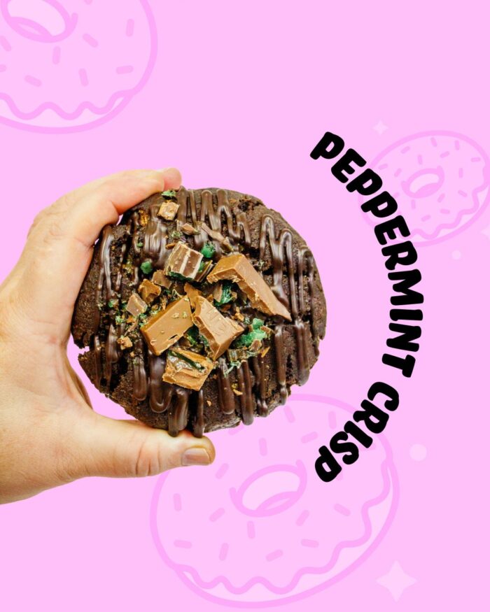 Peppermint Crisp (4 NY Style Cookies)