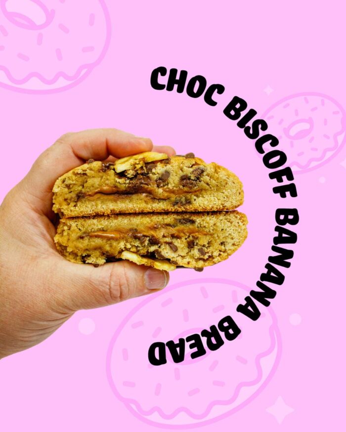 Choc Biscoff Banana Bread Cookie - Image 2