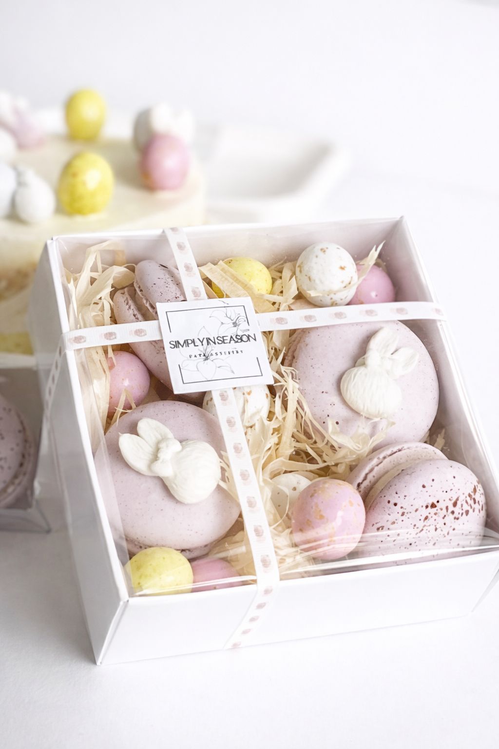 Easter Macaron Basket